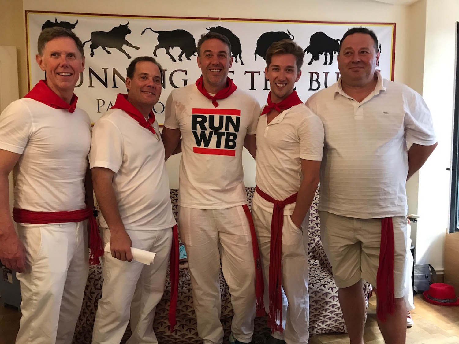 Running of the Bulls Pamplona post-run