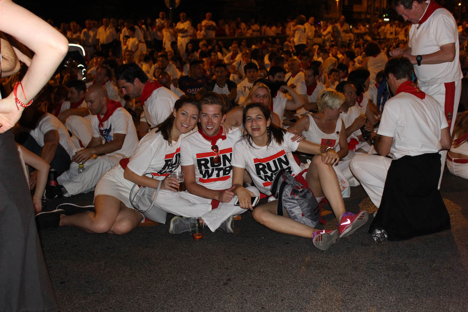 Running of the Bulls Pamplona fireworks watching