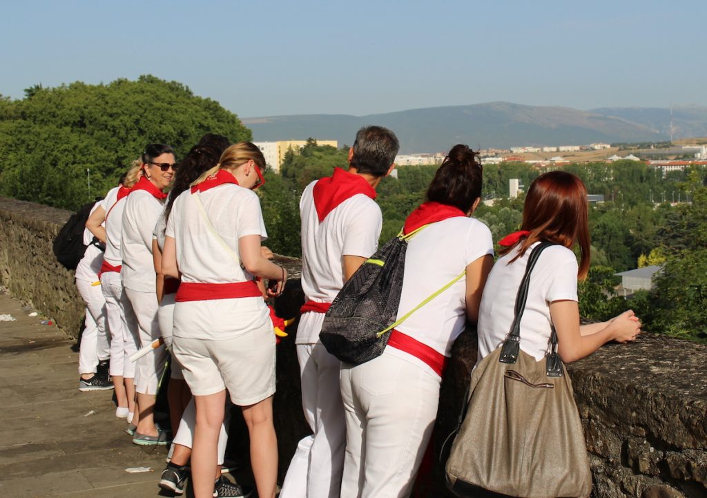 Pamplona Spain Running of the Bulls Castle Tour