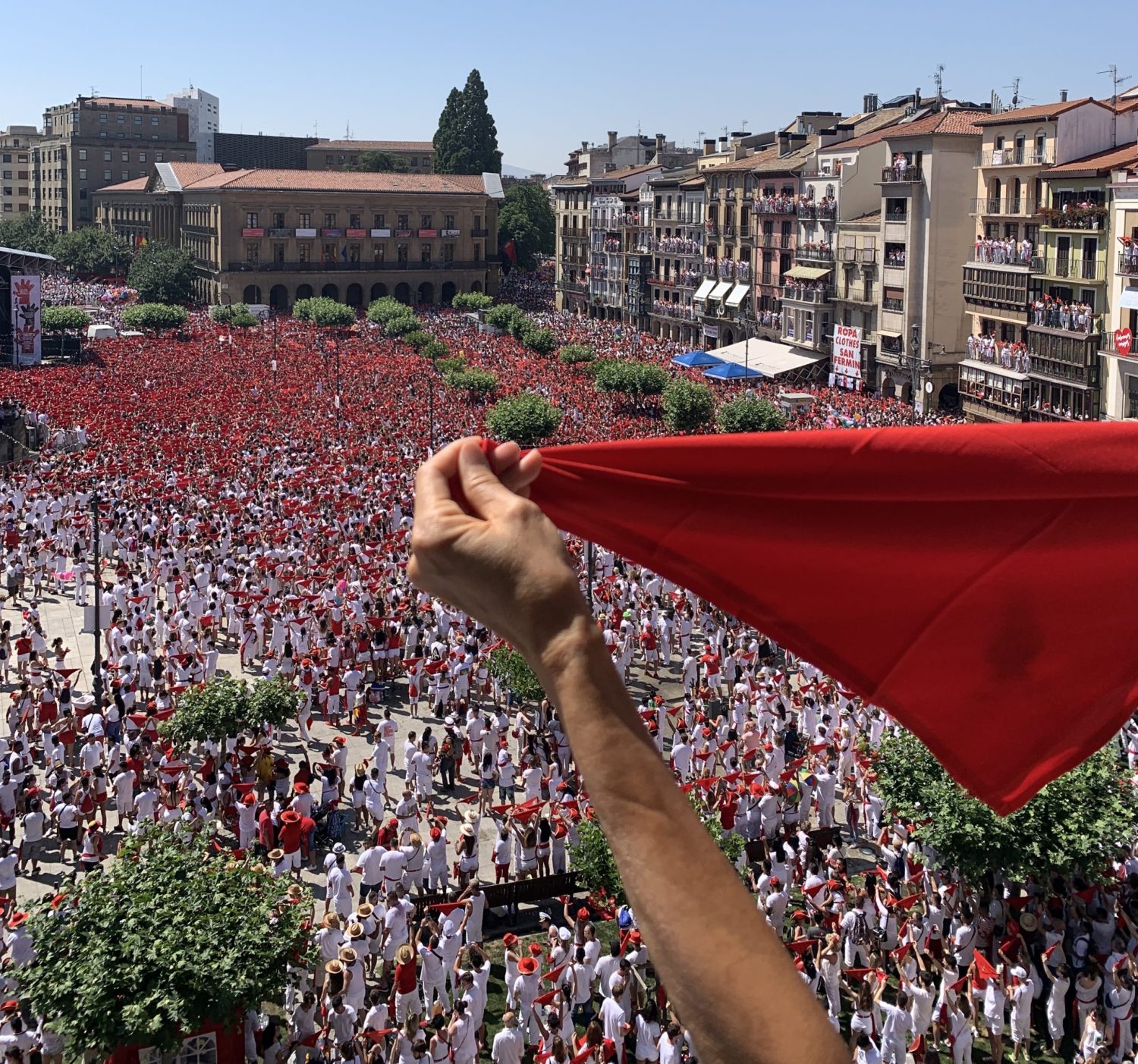 The Chupinazo - The San Fermin's Opening Ceremony