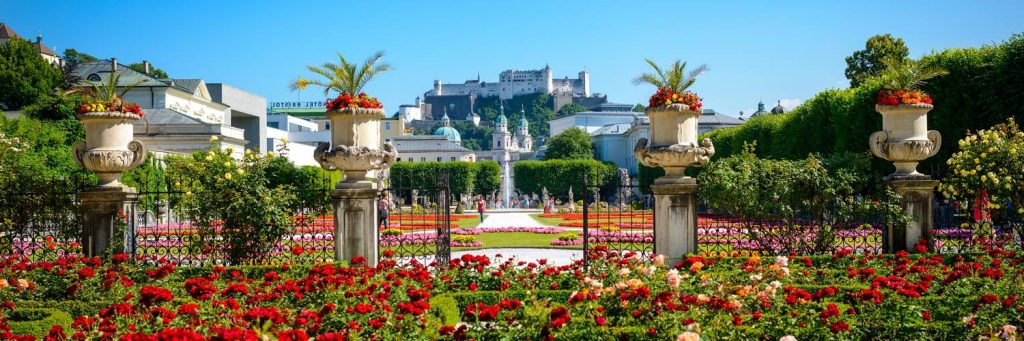 Salzburg's Mirabell Gardens, home to scenes from the Sound of Music