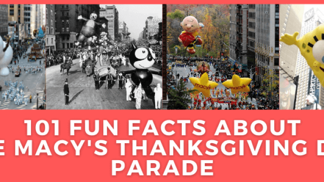 101 fun facts about the macy's thanksgiving day parade (1)