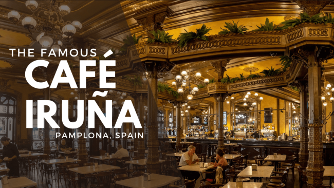 Pamplona - Cafe Iruna Blog Post Banner